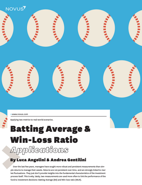 Batting Average and WinLoss Ratio